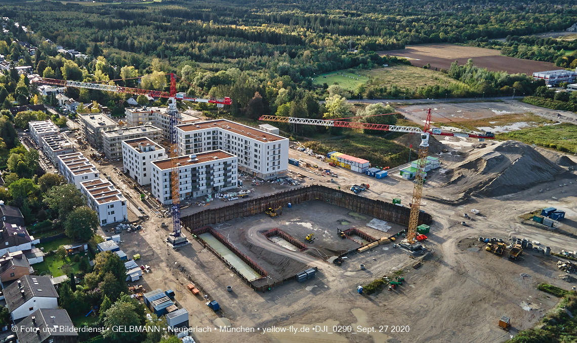 27.09.2020 - Baustelle Alexisquartier in Neuperlach